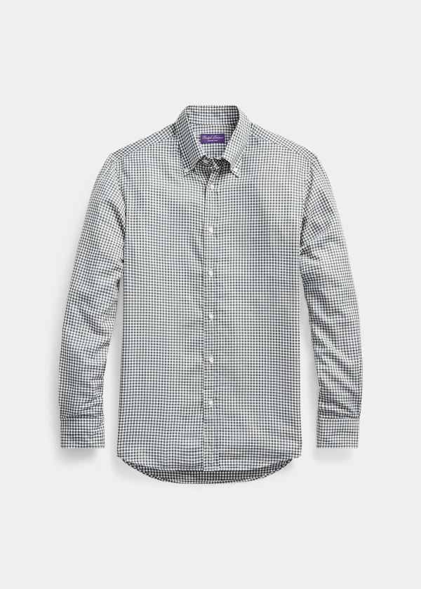 Men's Ralph Lauren Gingham Shirts | 318407JKQ